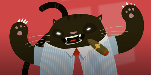 fat cat cartoon character. Character Tutorial in