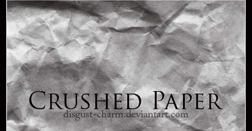 Crushed Paper photoshop