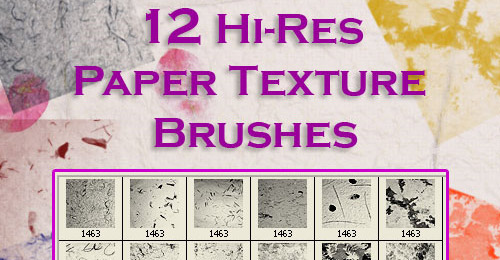 Free Paper Texture Brushes