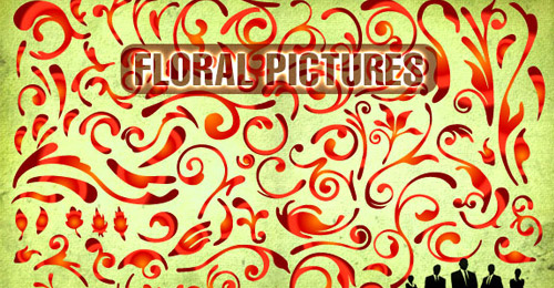 floral pictures vector