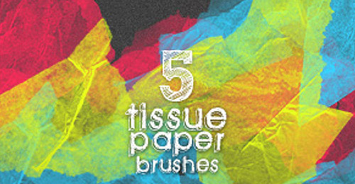 Tissue Paper Brushes