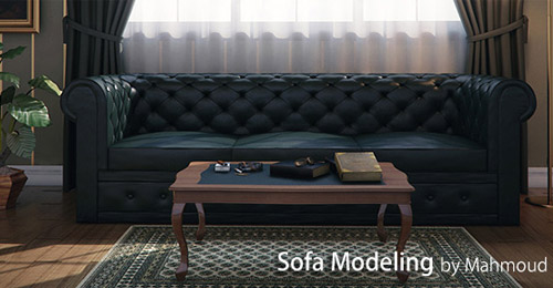 Sofa Modeling 3d Max
